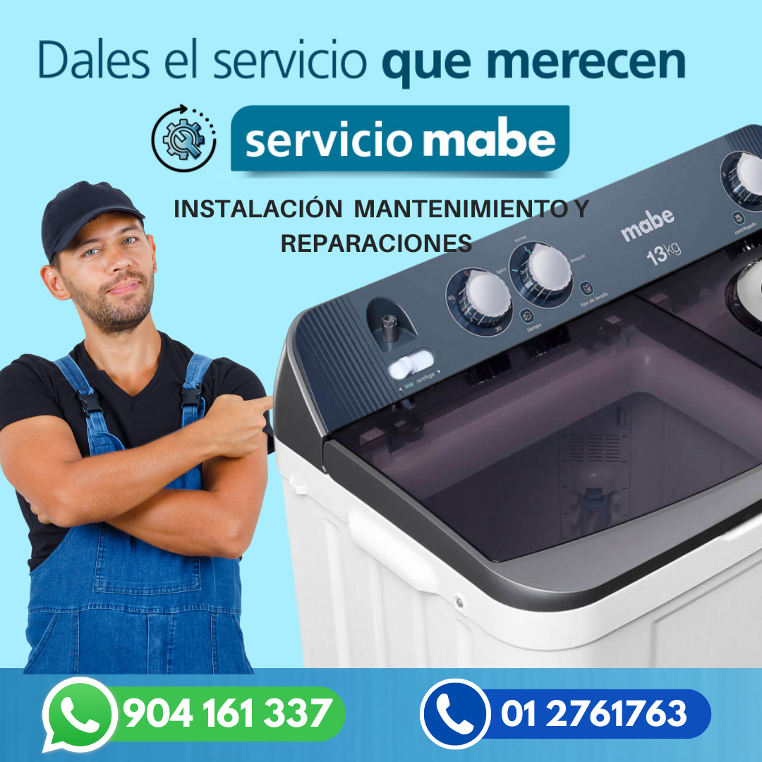 AUTORIZADOS MABE- REPARACION LAVADORAS 904 161 337 